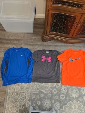 2 Nike And 1 Under Armour Kids Dri Fit